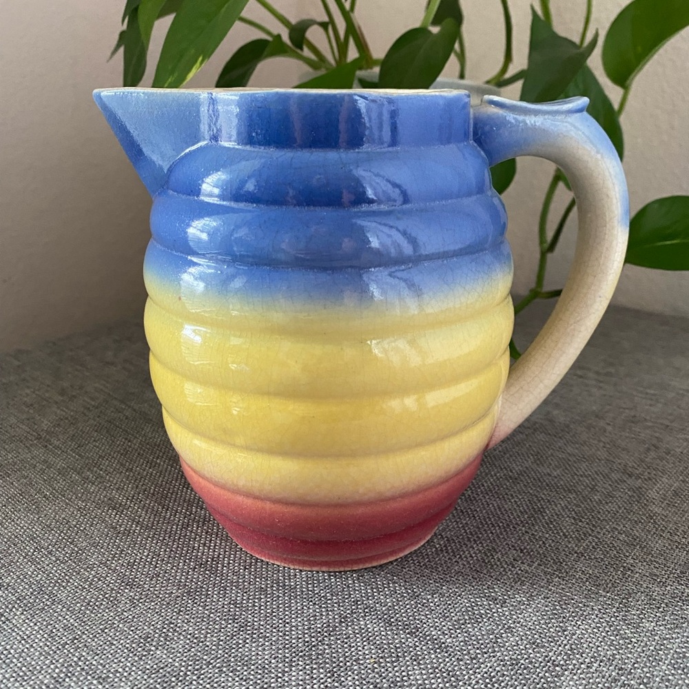 Vintage Japan Beehive Pitcher